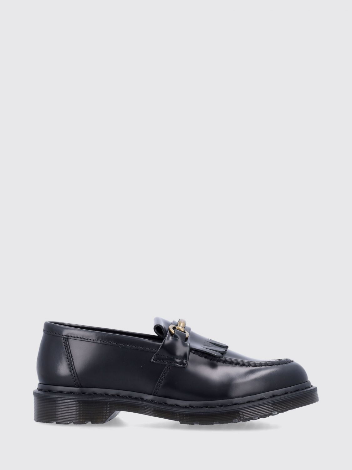 Dr. Martens Adrian Snaffle Fringe Tassel Moccasins In Blue