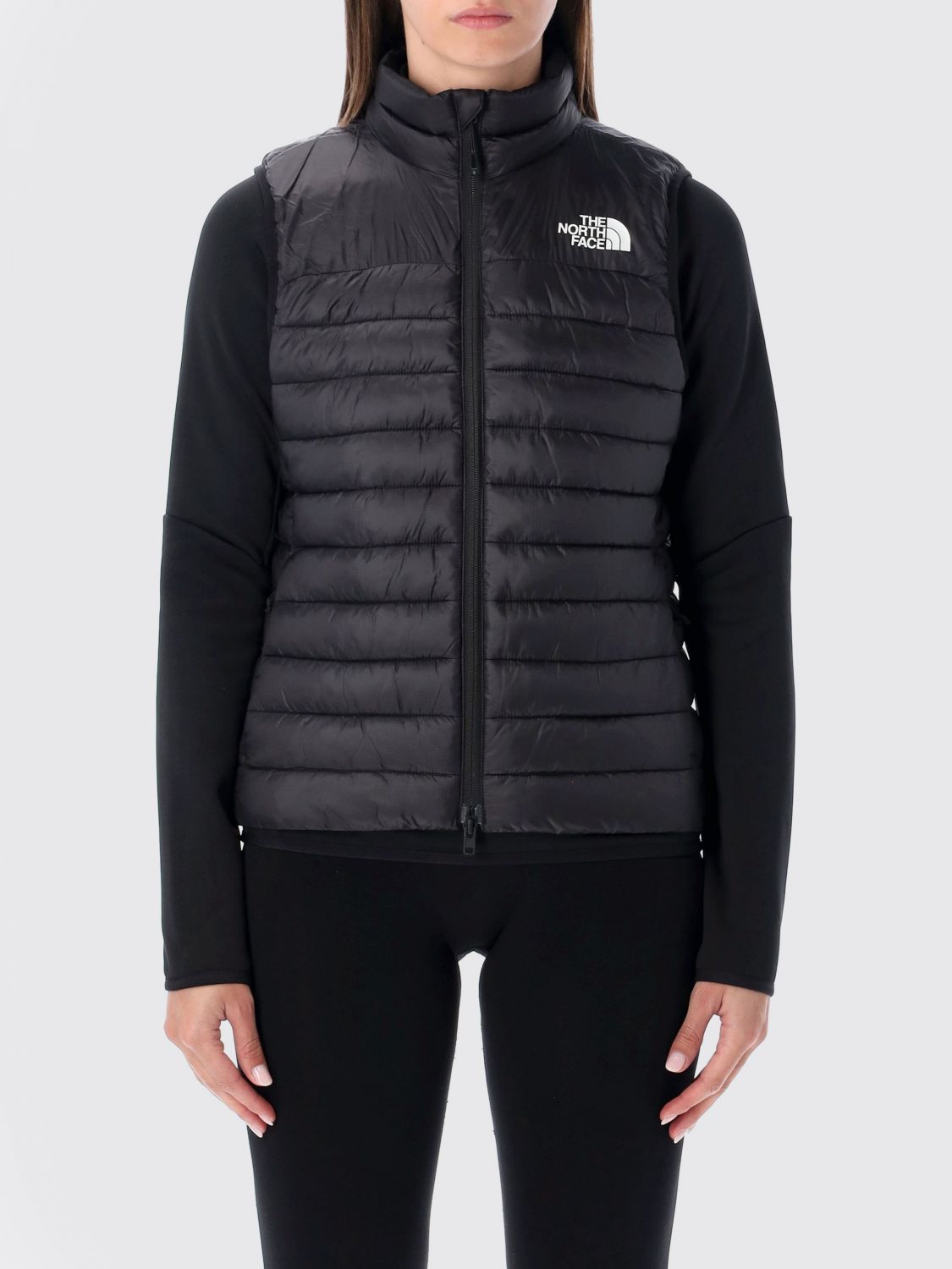 The North Face Peak Performance Sleeveless Padded Jacket In Black