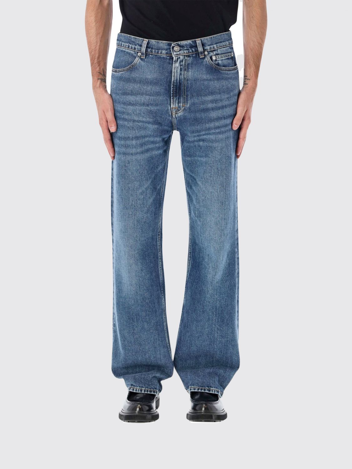 Our Legacy Jeans  Men Color Denim In Blue