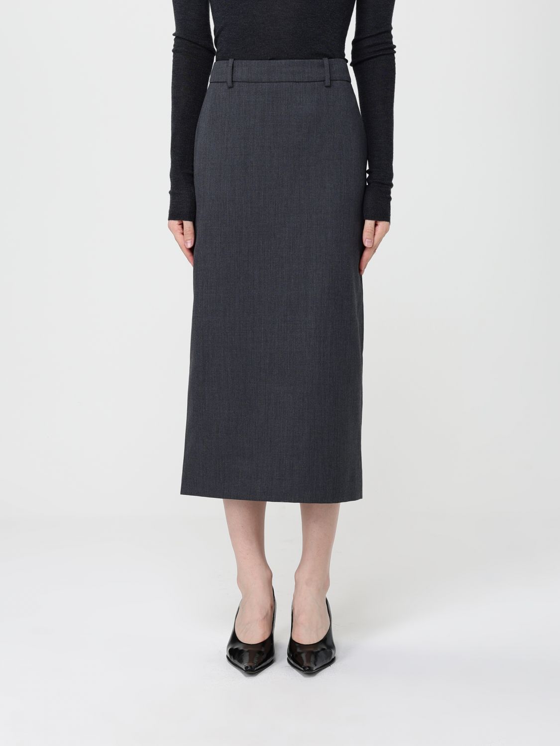 The Frankie Shop Skirt  Woman Color Grey In Gray