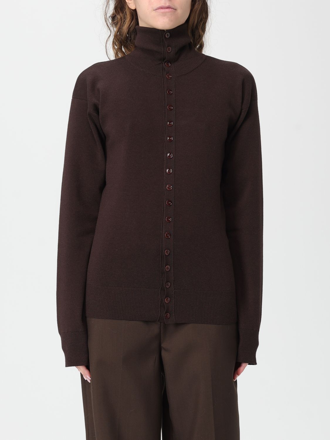 Lemaire Sweater  Woman Color Violet In Brown