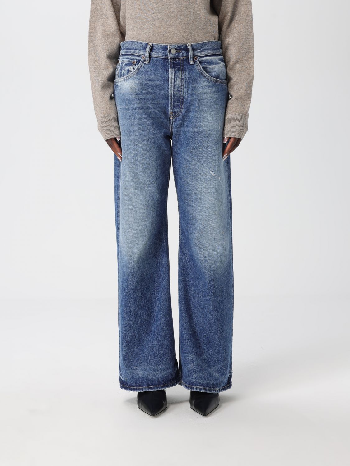 Acne Studios Jeans  Woman Color Denim In Blue