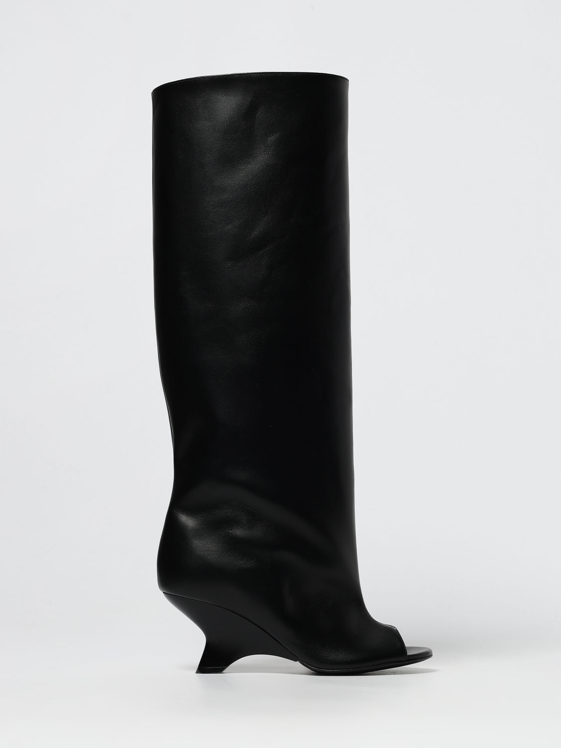 Gia Borghini Boots Woman Color Black In Black