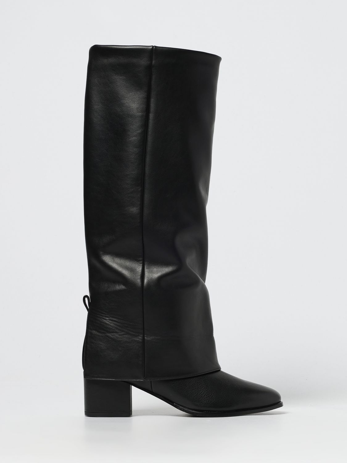 Gia Borghini Boots Woman Color Black In Black