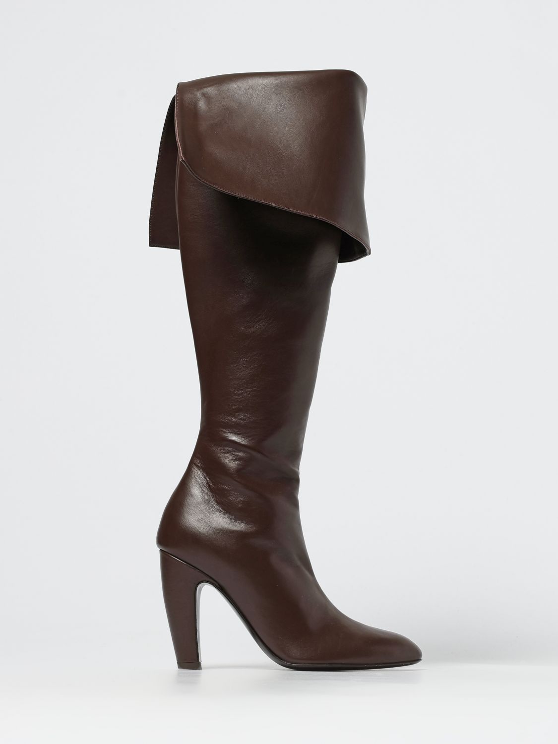Gia Borghini Boots Woman Color Brown In Brown