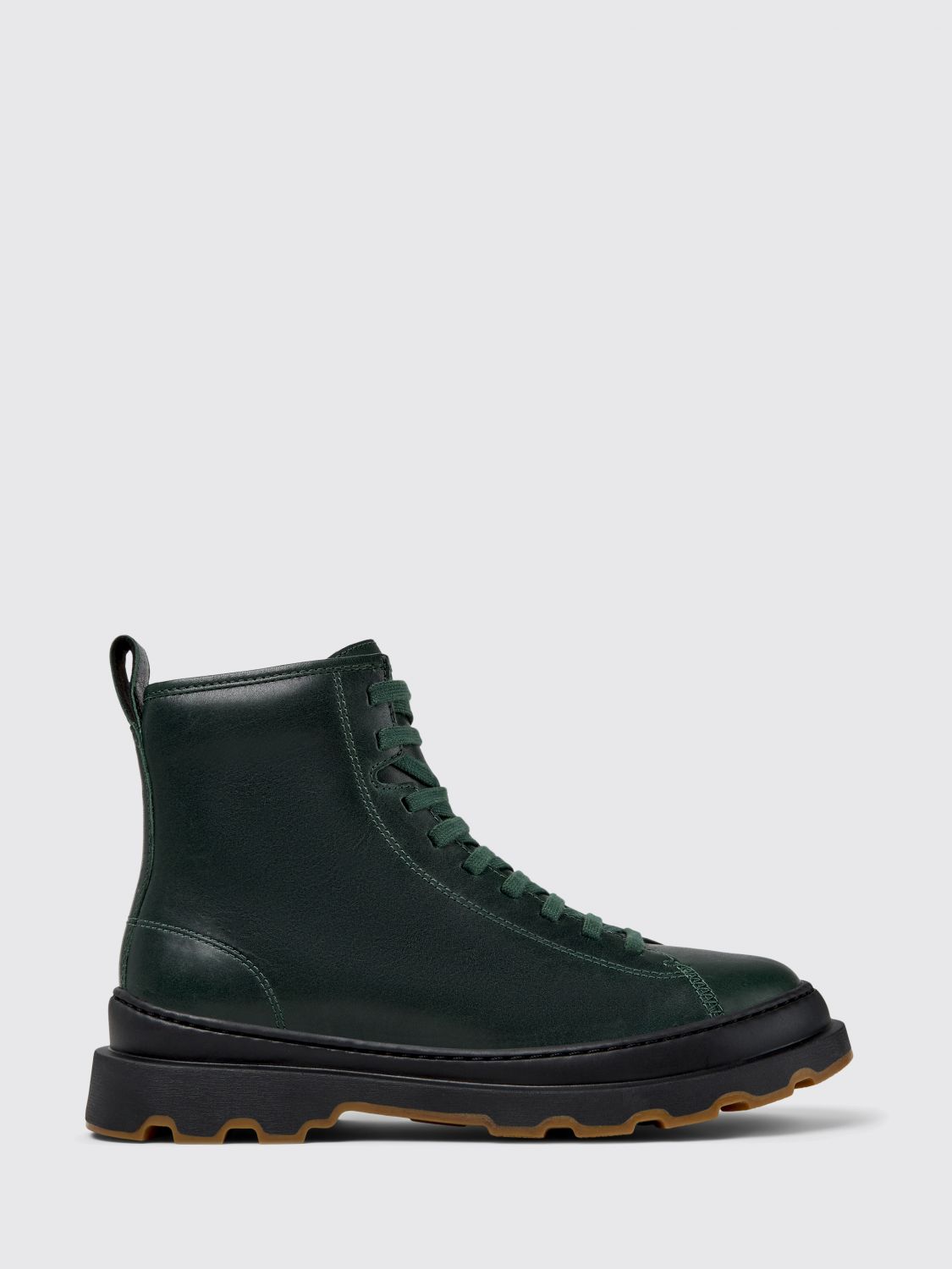 Camper Brutus+ Chunky Sole Boots In Animal Print