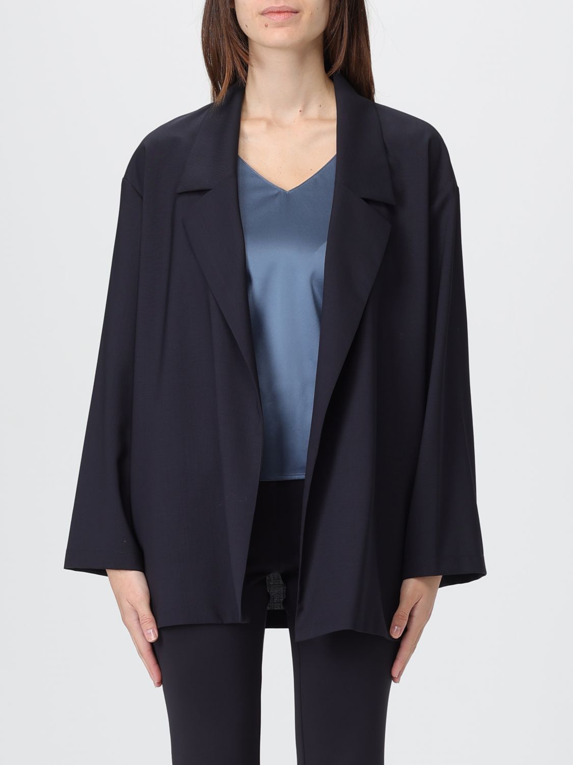 Liviana Conti Blazer Woman Color Blue In Blue