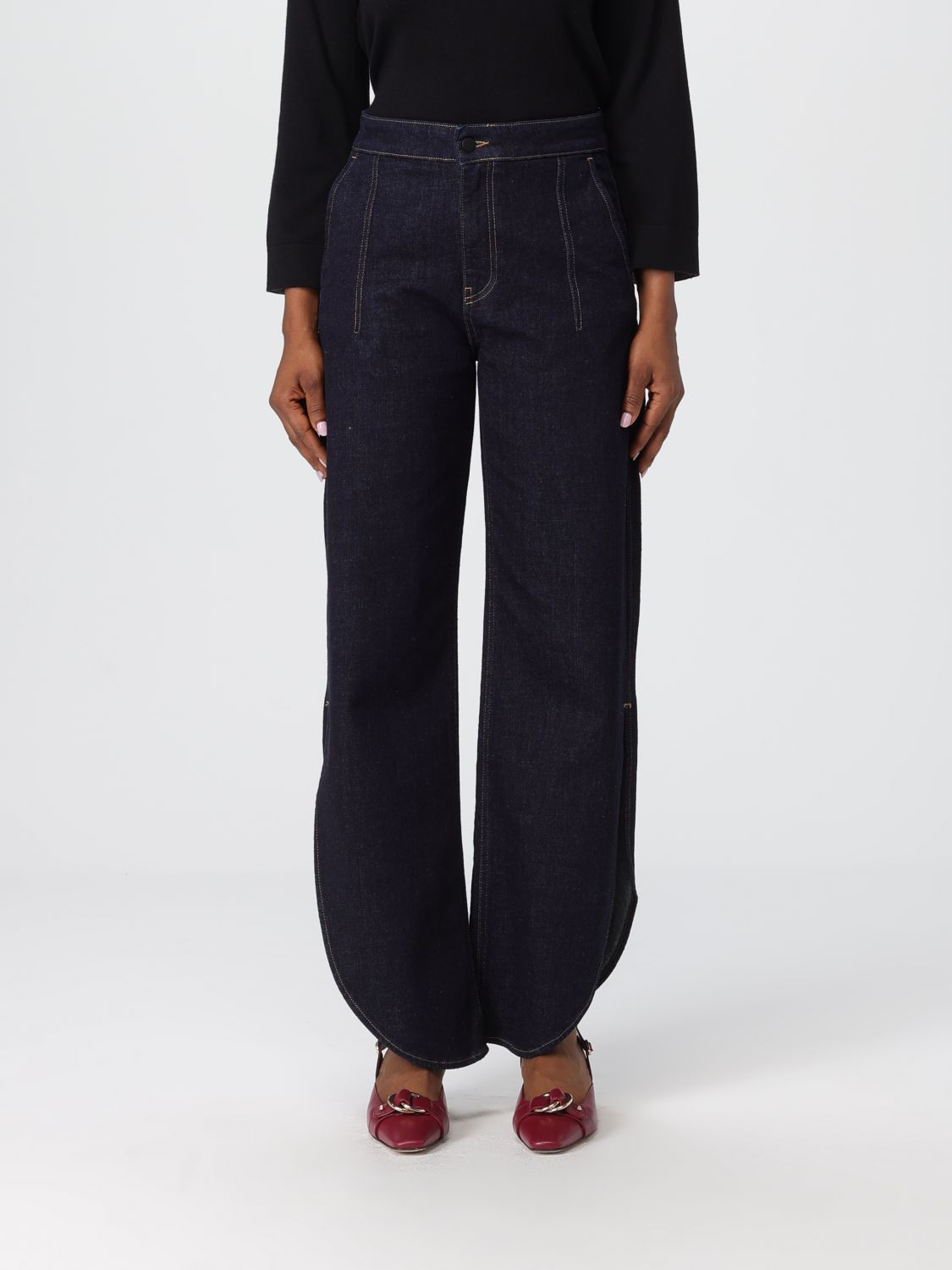 Liviana Conti Jeans  Woman Color Natural In Black