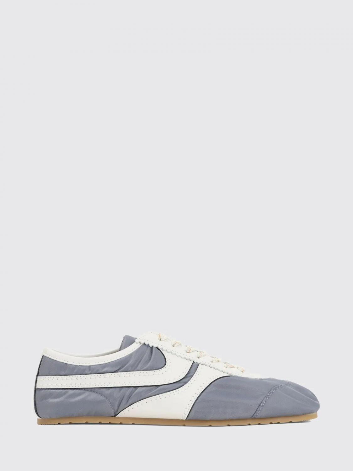 Dries Van Noten Low-profile Blue Sneakers With Contrasting Side Stripes In Multi
