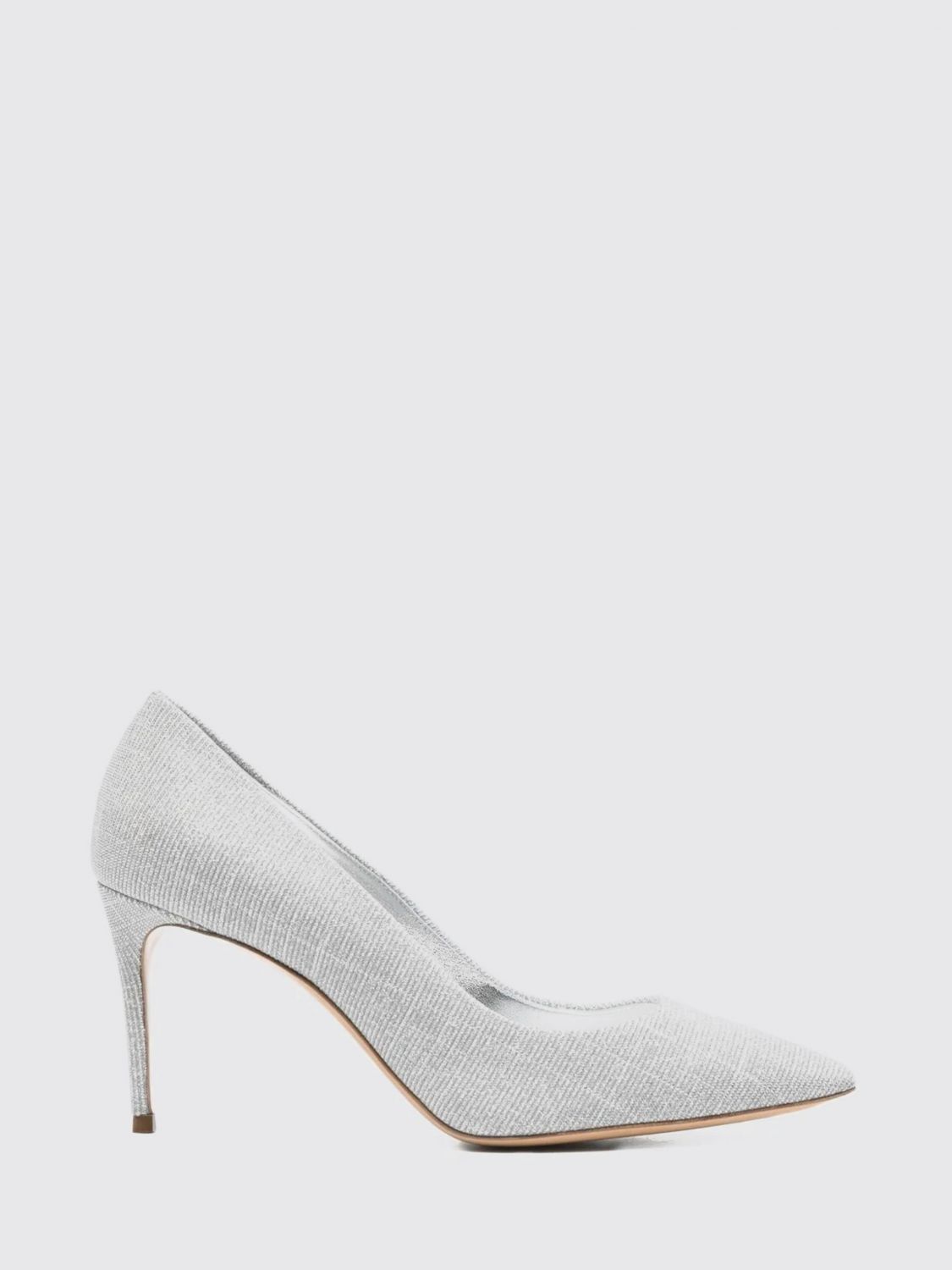 Casadei Shoes Woman Color Silver In Silver