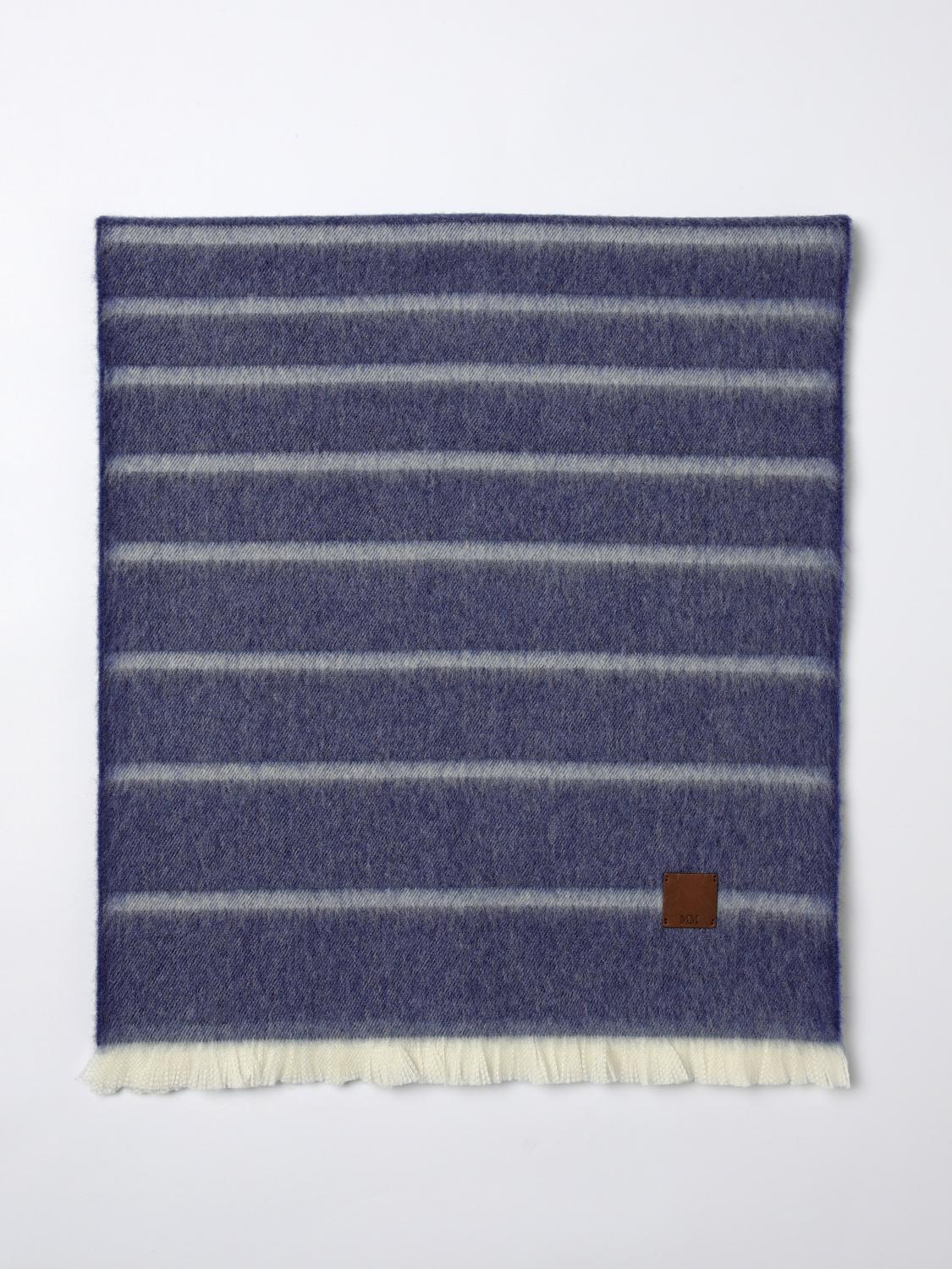 Mm Max Mara Scarf Woman  In Blue