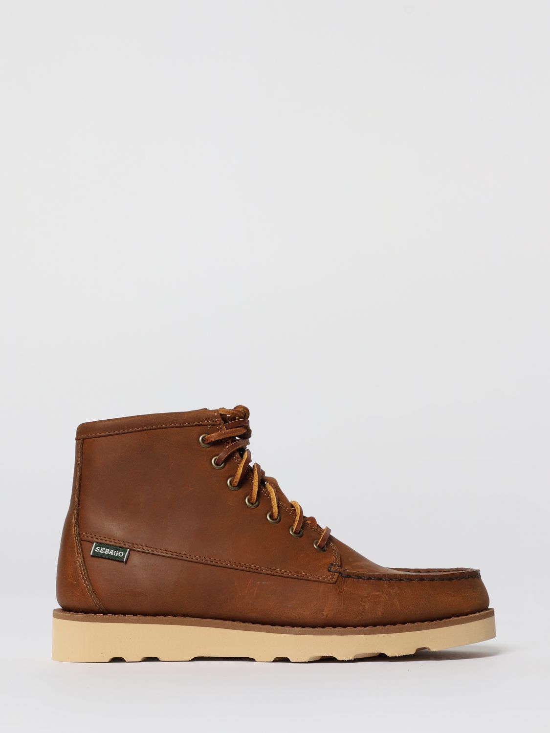 Sebago Brown Lace Up Boots In Brown