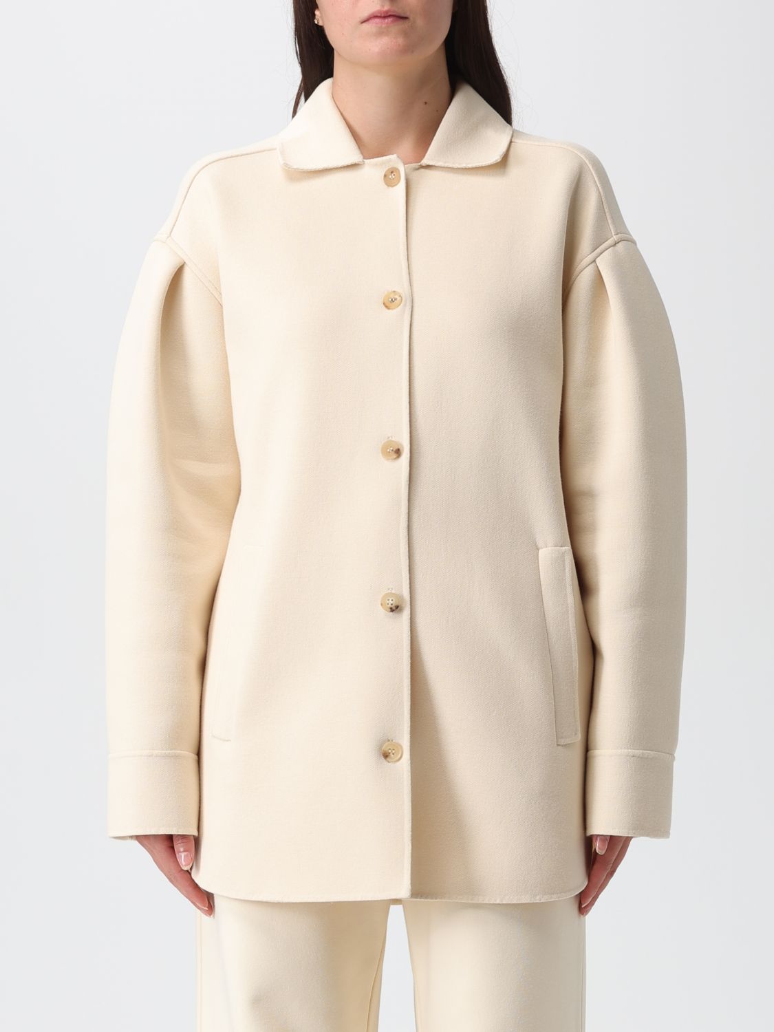 Mm Max Mara Jacket  Woman Color White In Neutral