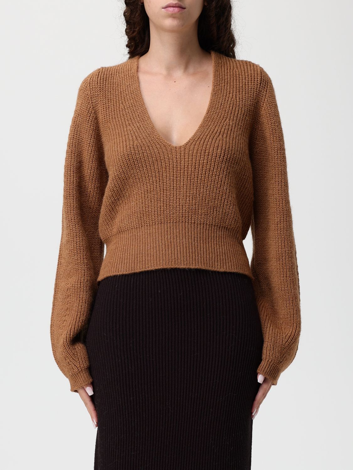 Twinset Sweater  Woman Color Beige In Brown