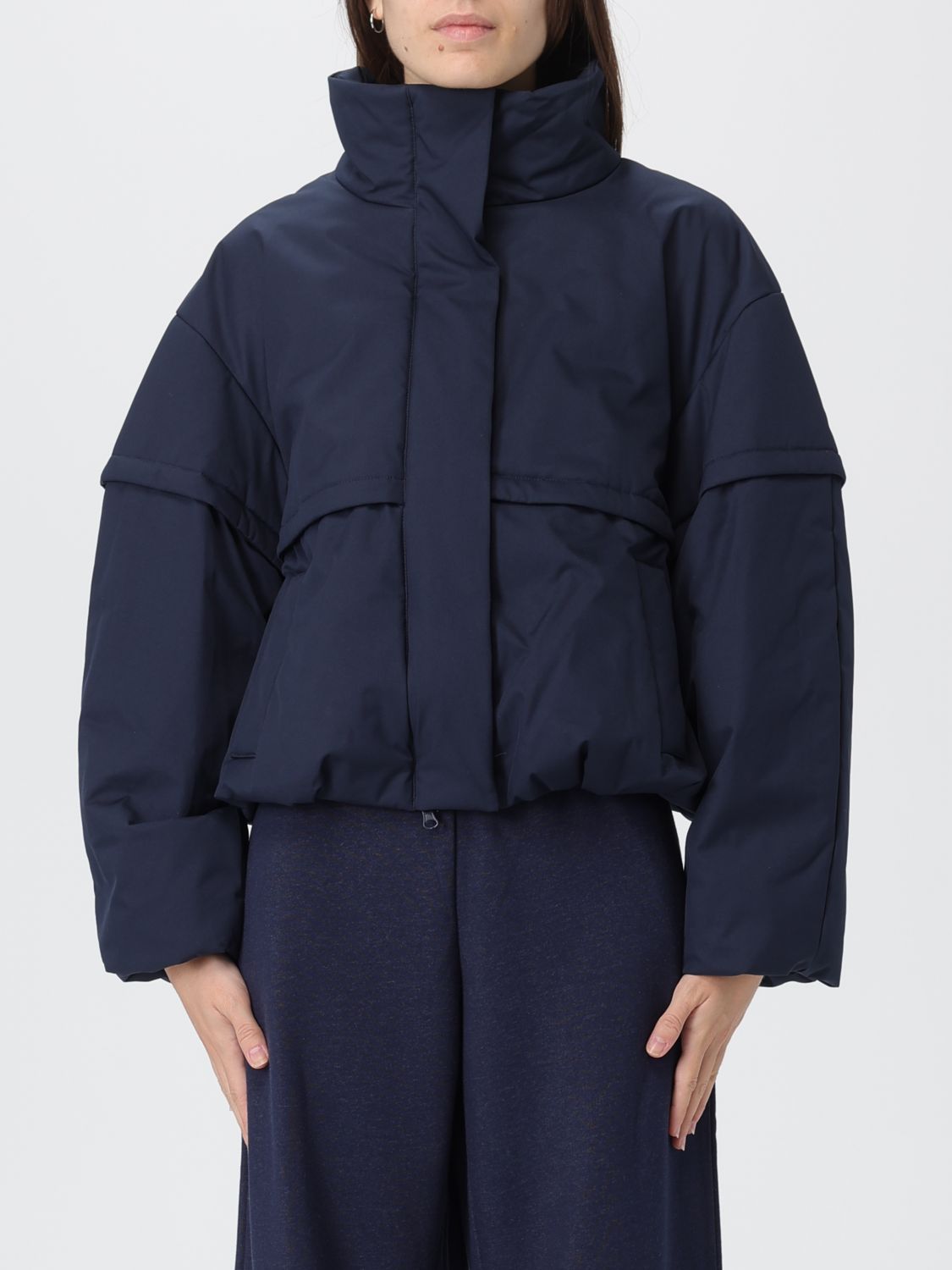 Mm Max Mara Jacket  Woman Color Blue In Blue