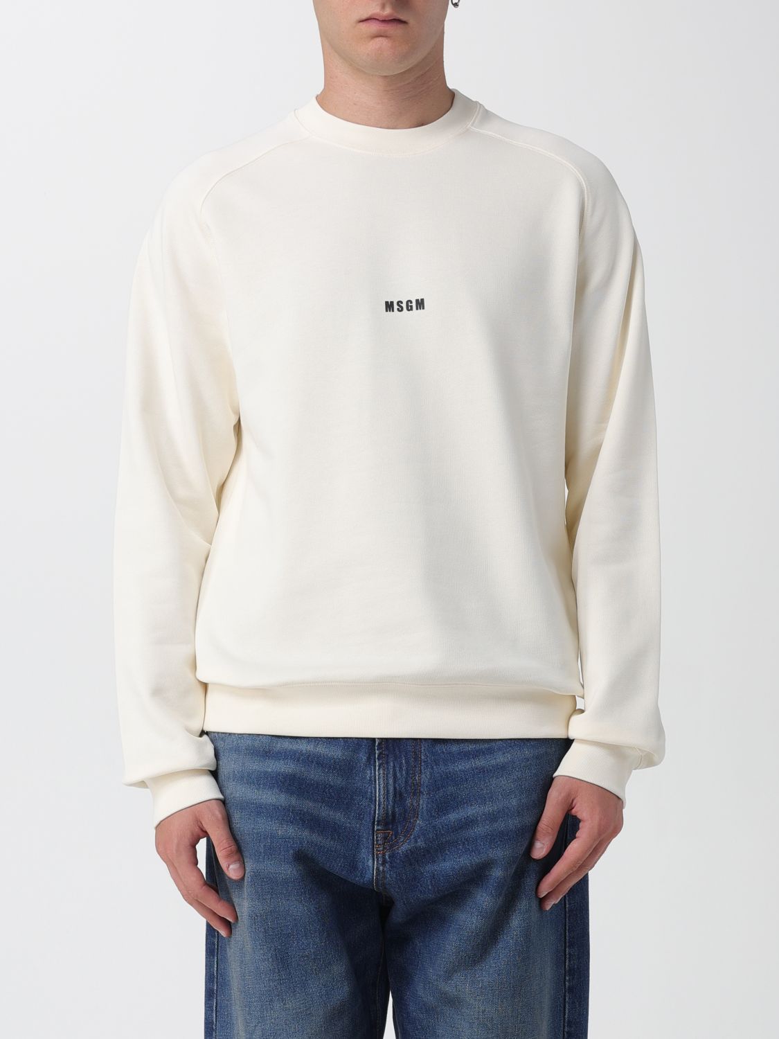 MSGM Sweatshirt Herren Farbe Beige