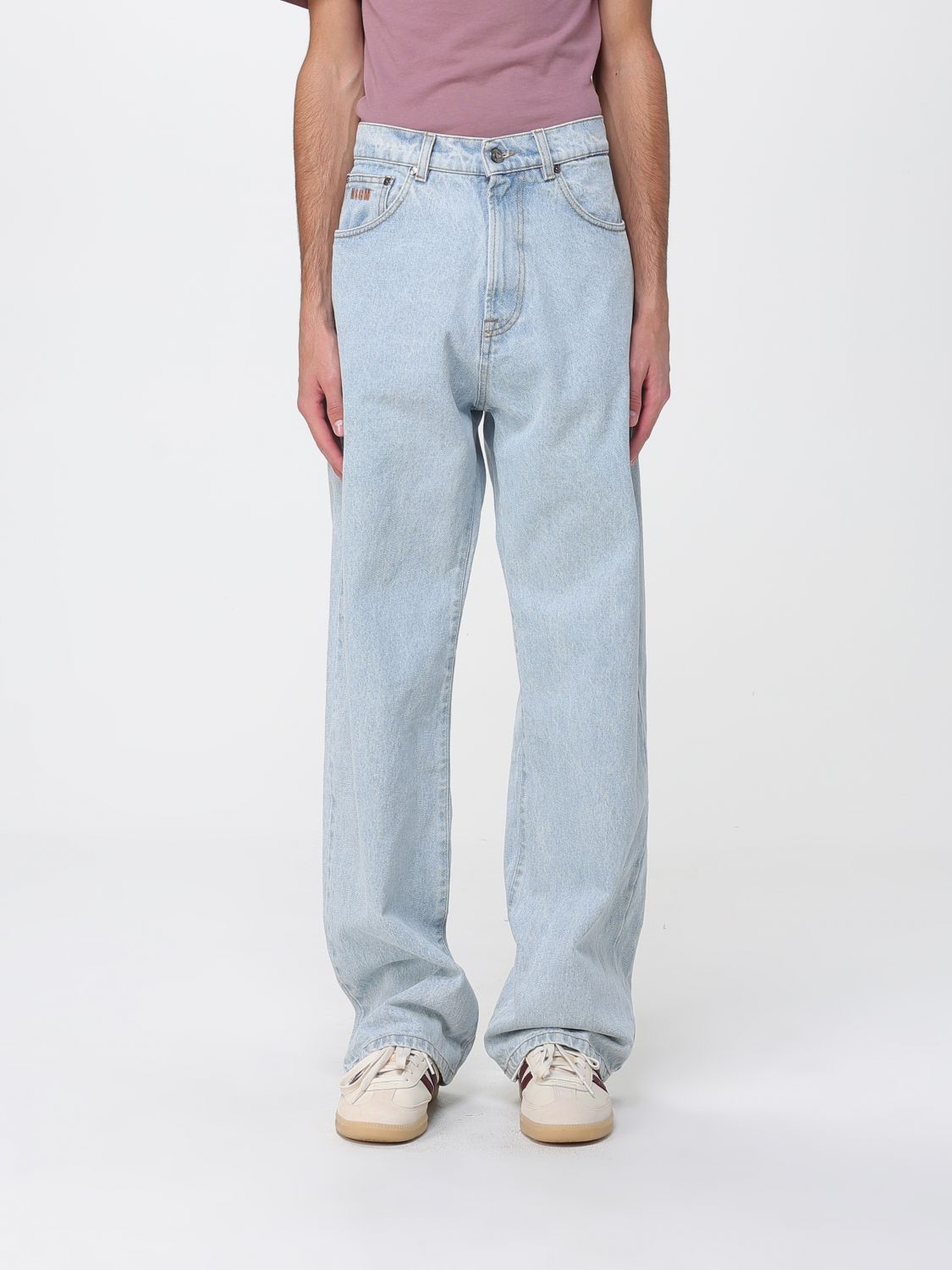 Msgm Jeans  Men Color Blue In Blue