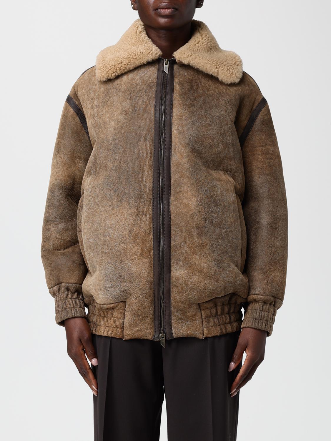 Salvatore Santoro Jacket  Woman Color Brown In Brown