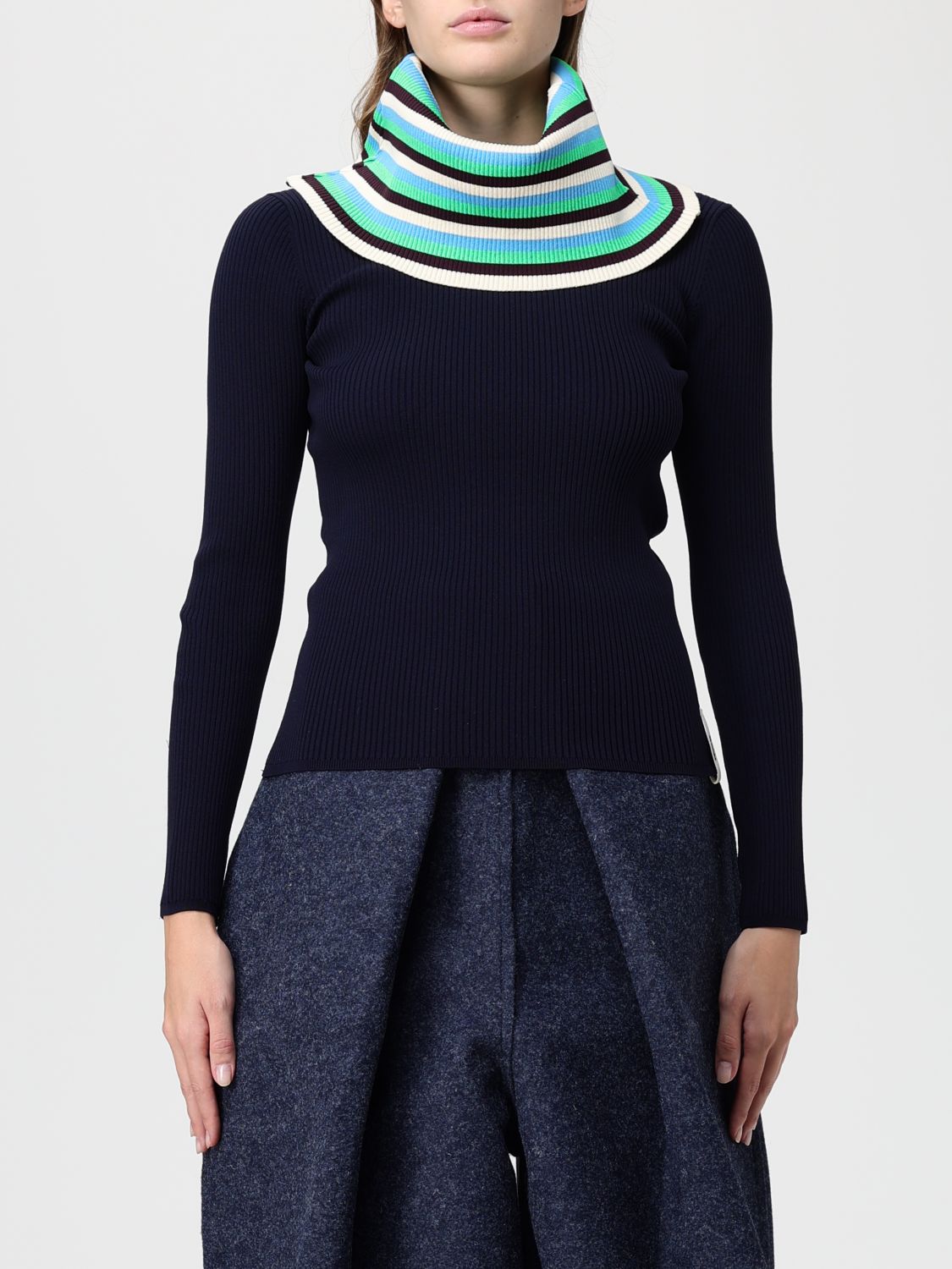 Sunnei Sweater  Woman Color Blue