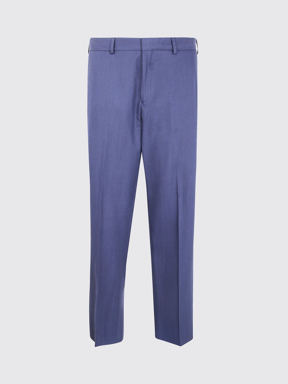 Paul Smith Men's Trousers With Back Pockets And Belt Loops In Blue