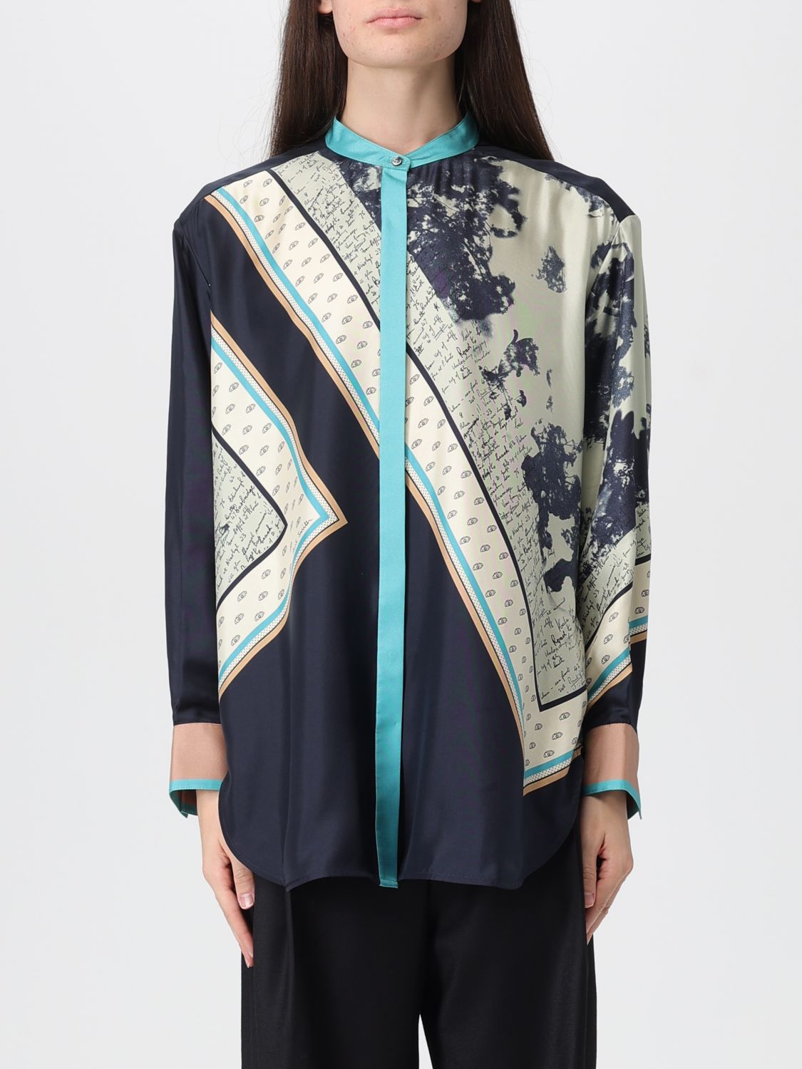 Paul Smith Shirt Woman Color Blue In Blue