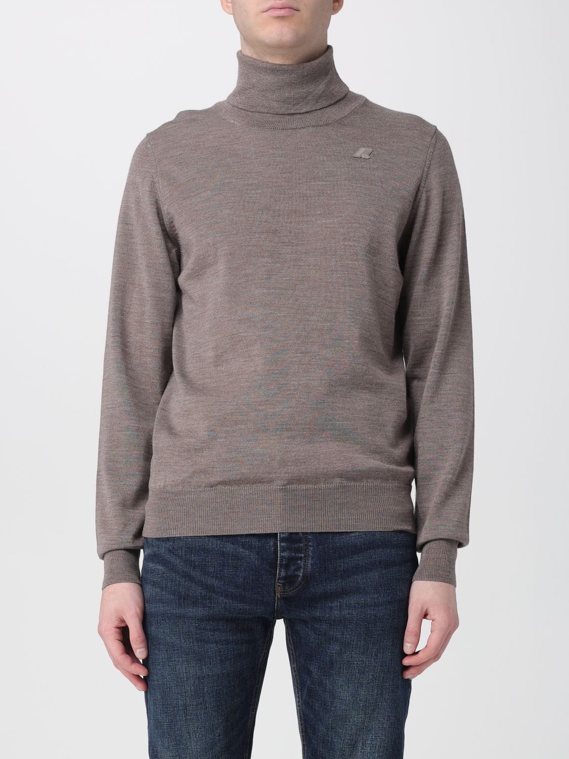 K-way Sweater Men Color Dove Grey In Gray