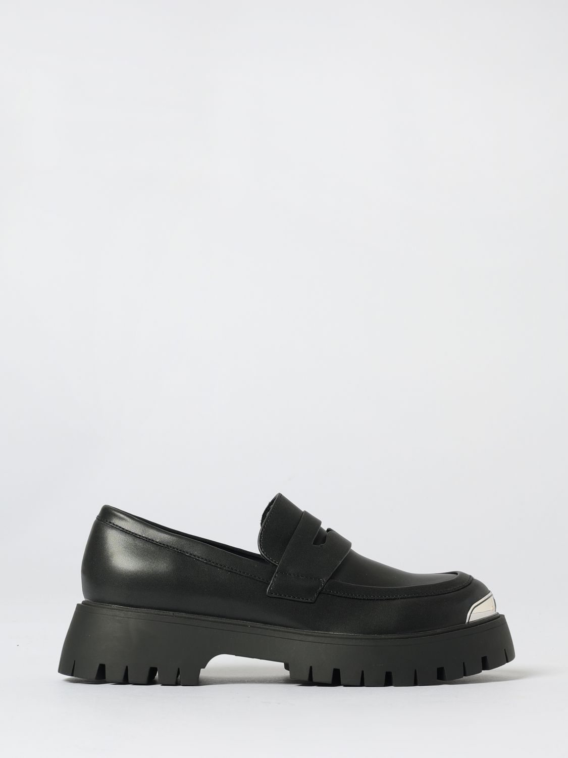 Just Cavalli Loafer  Woman Color Black In Black