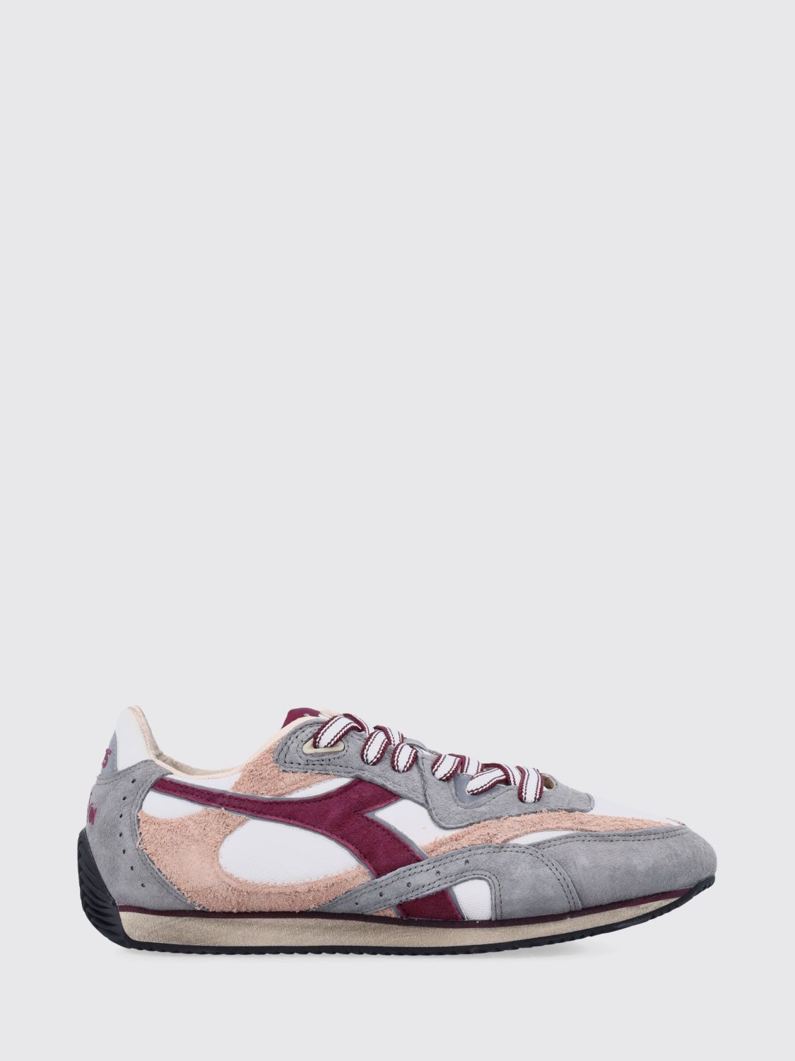 Diadora Heritage Equipe Revenge Used Sneakers In Suede With Vintage Effect In Multi