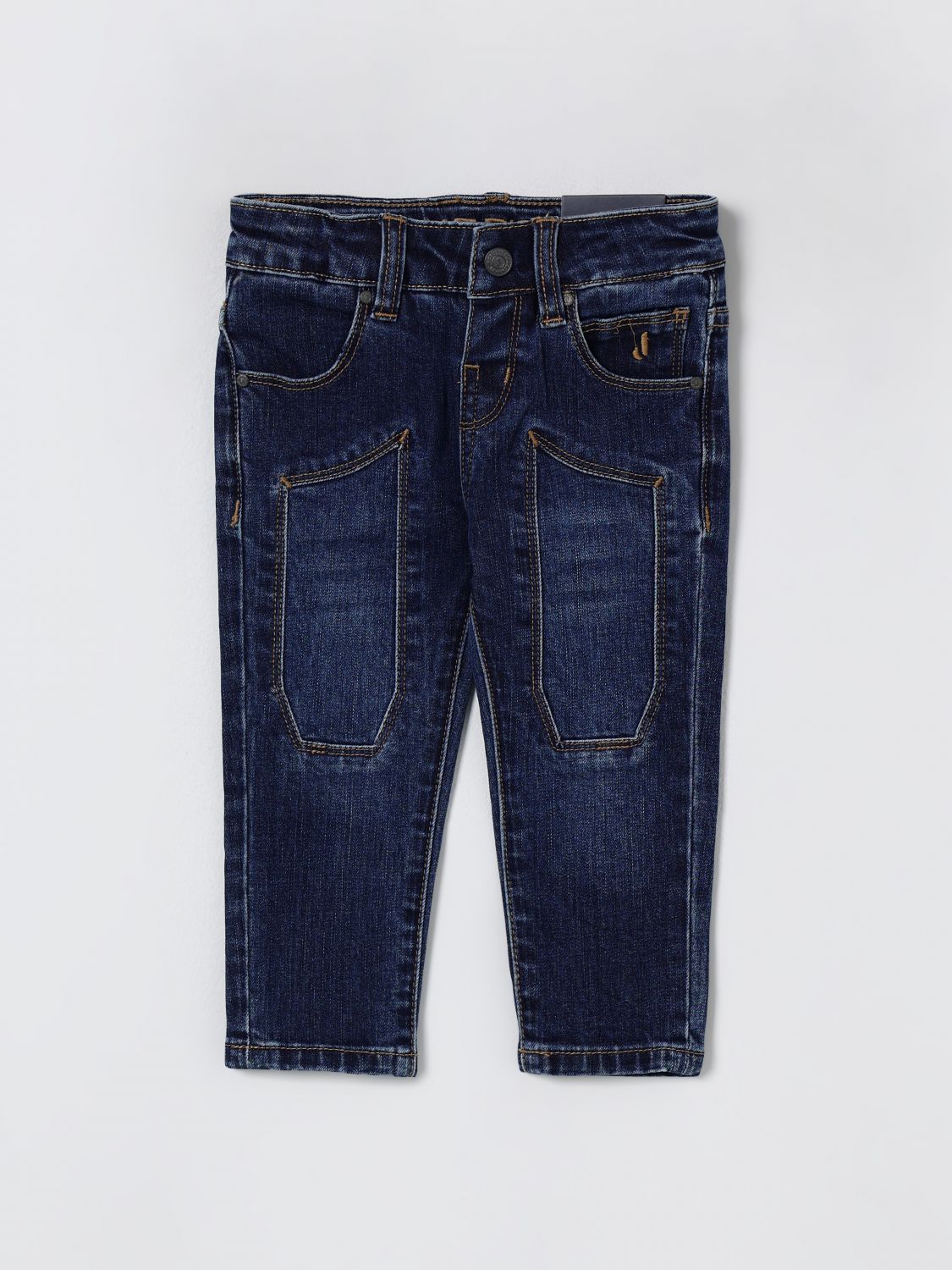 Jeckerson Jeans Kids Color Denim In Blue