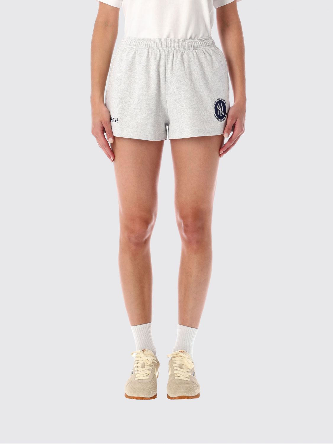 Sporty And Rich Shorts Sporty & Rich Woman Color Grey In Multi