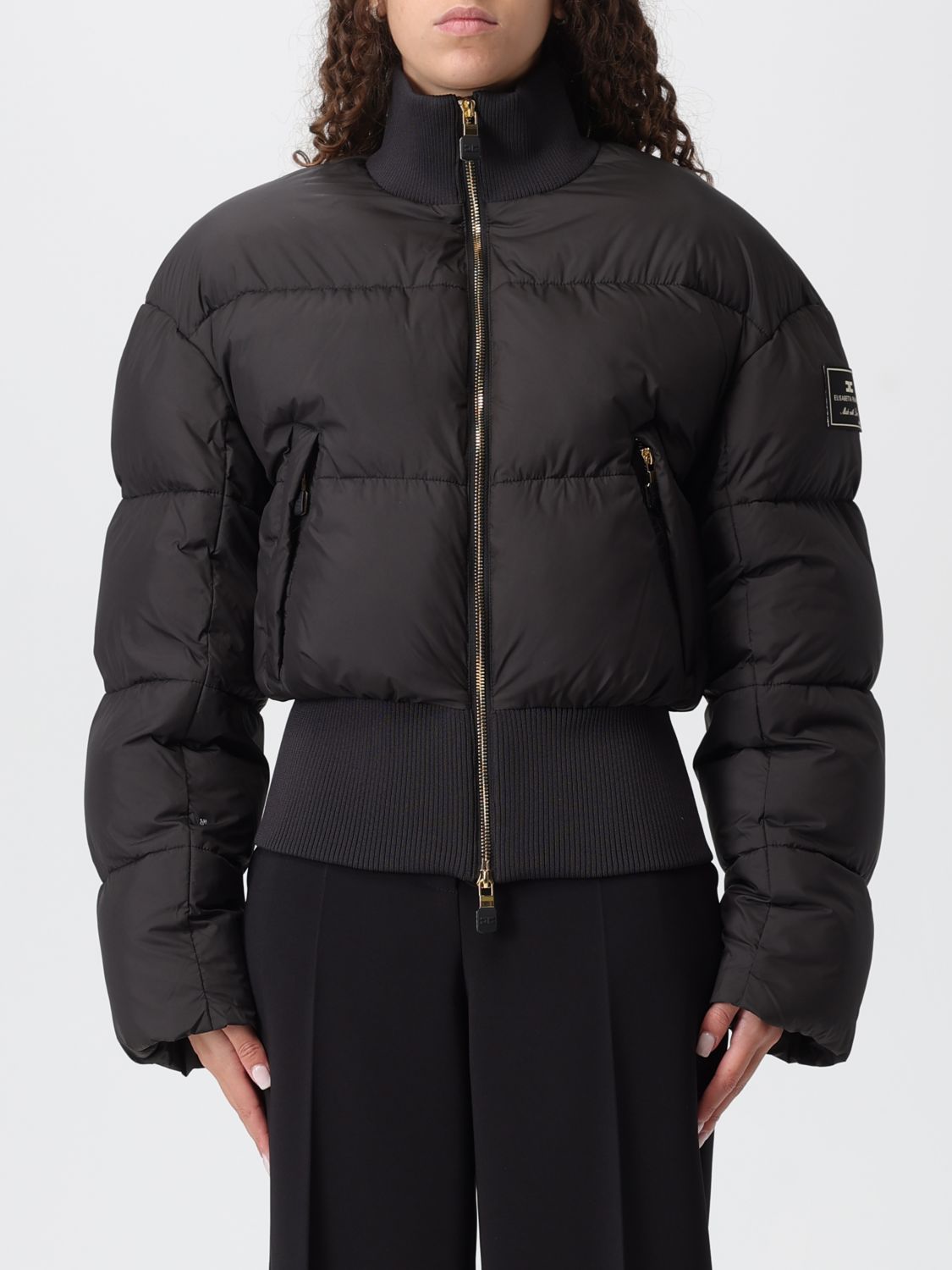 Elisabetta Franchi Jacket  Woman Color Black In Black