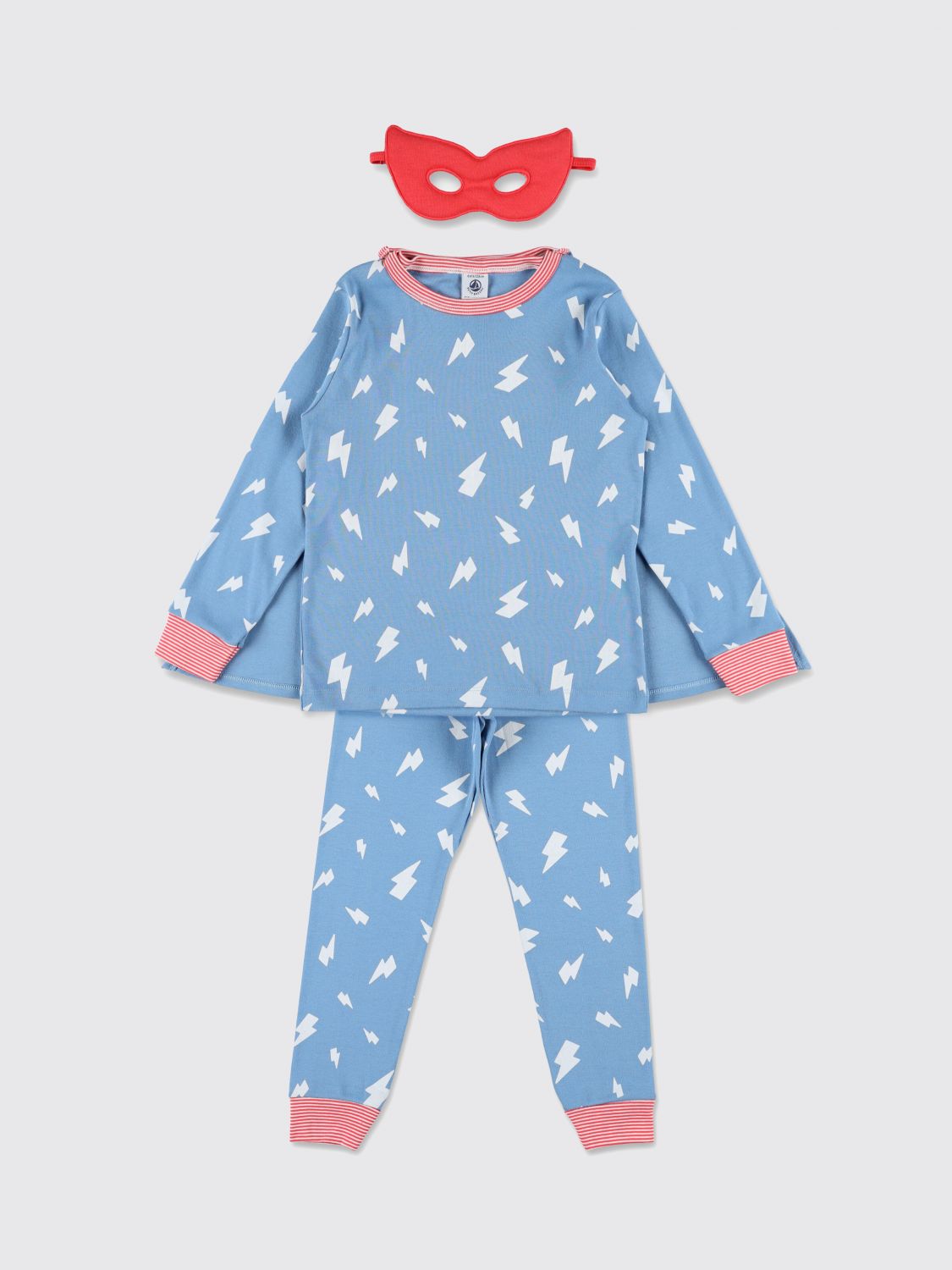 Petit Bateau Lightning-print Cape Tracksuit Set In Blue