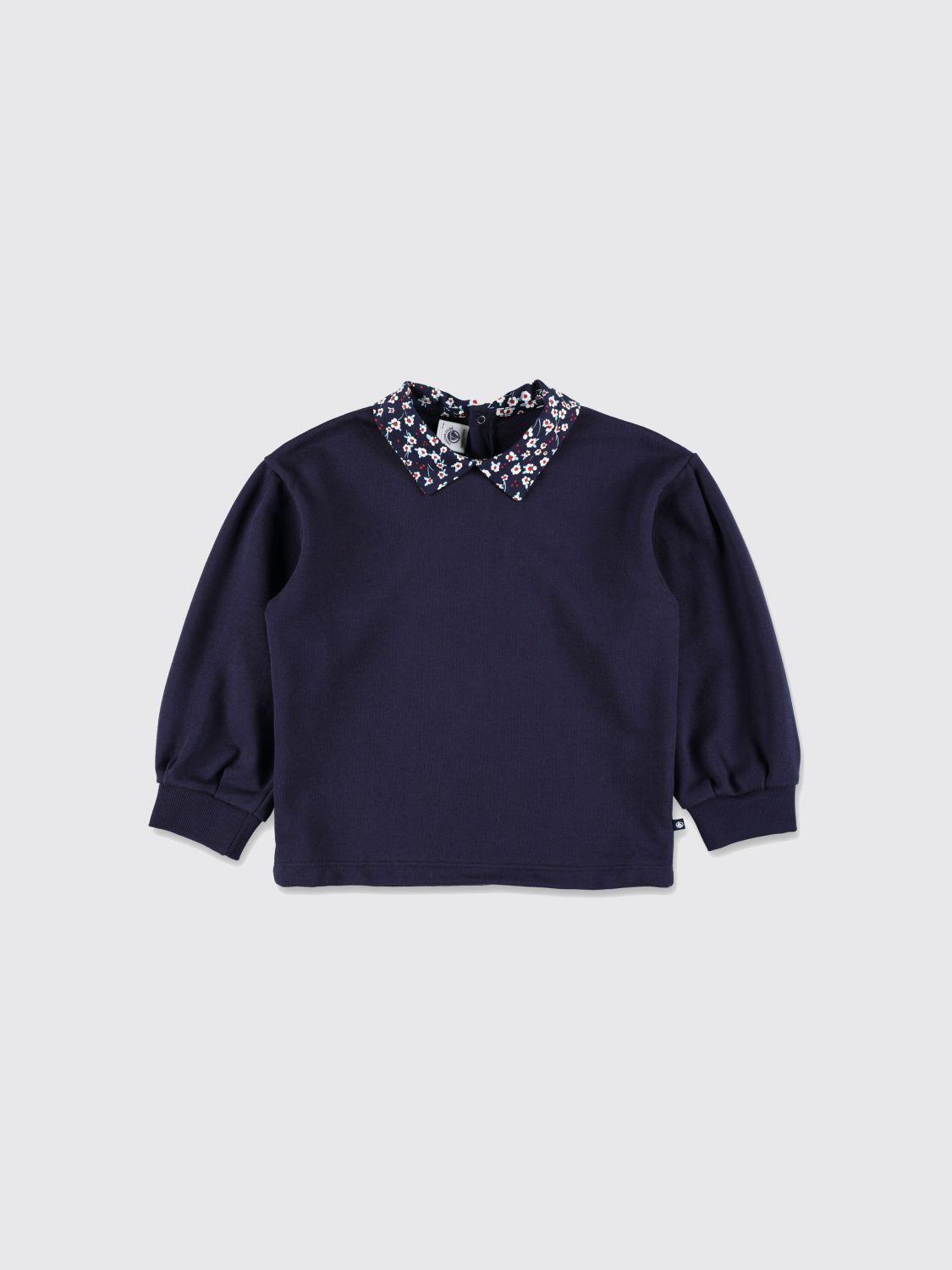 Petit Bateau Fleece Sweatshirt In Blue