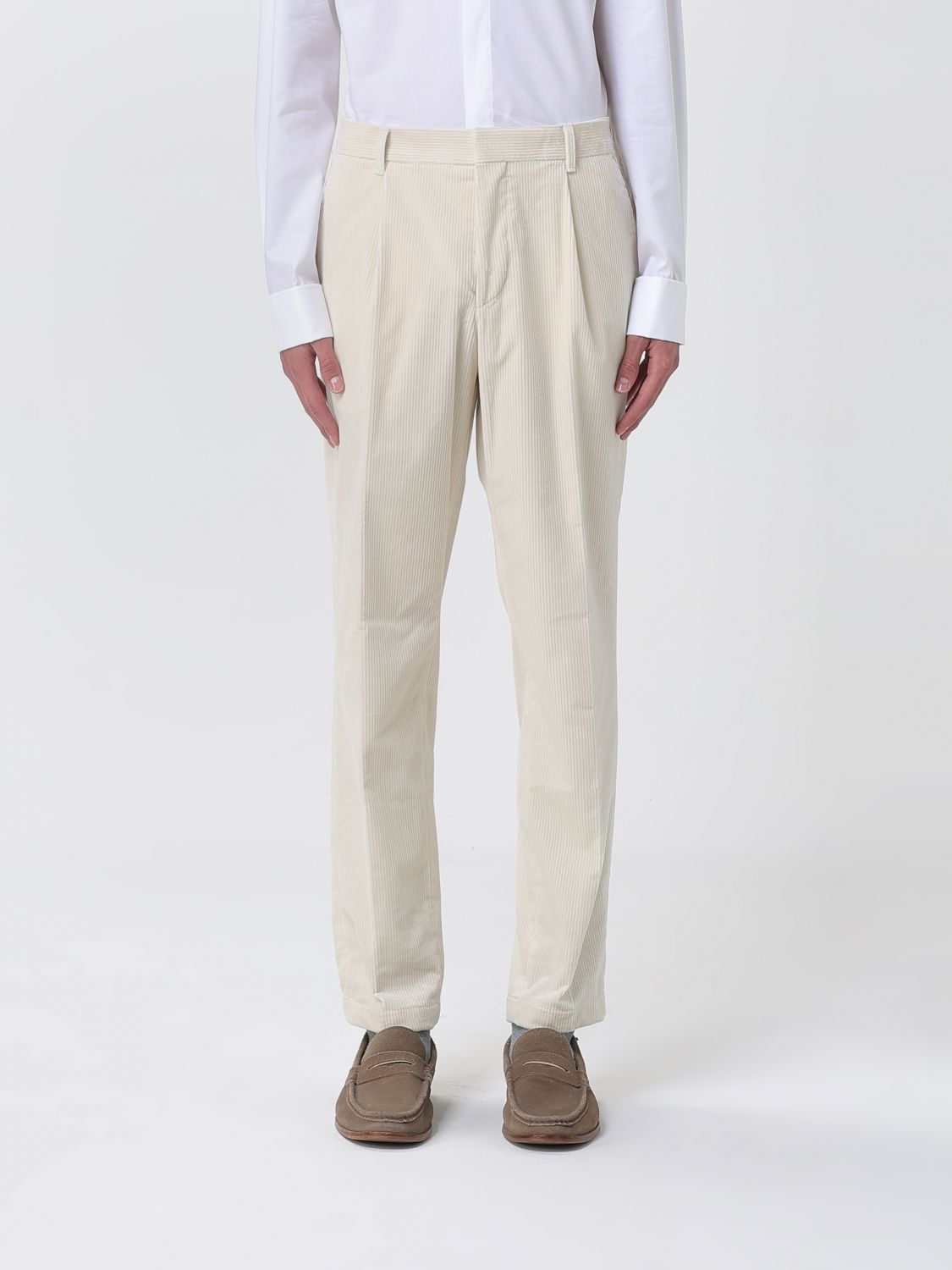 Hugo Boss Pants Boss Men Color White In White