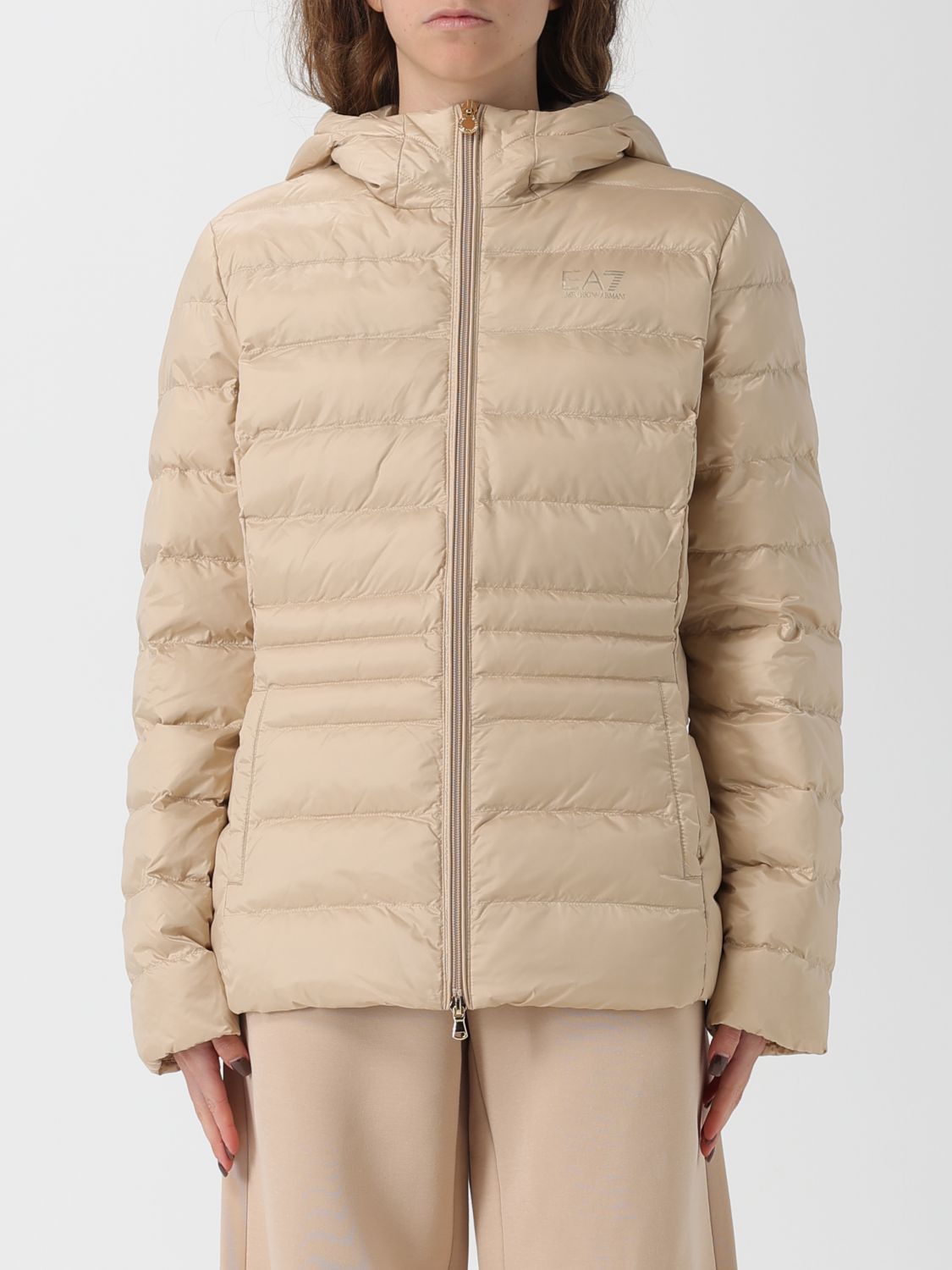 Ea7 Jacket  Woman Color Beige In Neutral