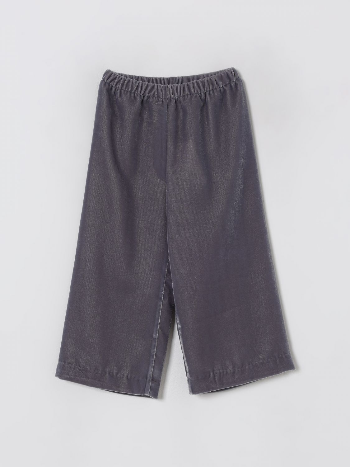 Il Gufo Pants Kids Color Steel In Gray