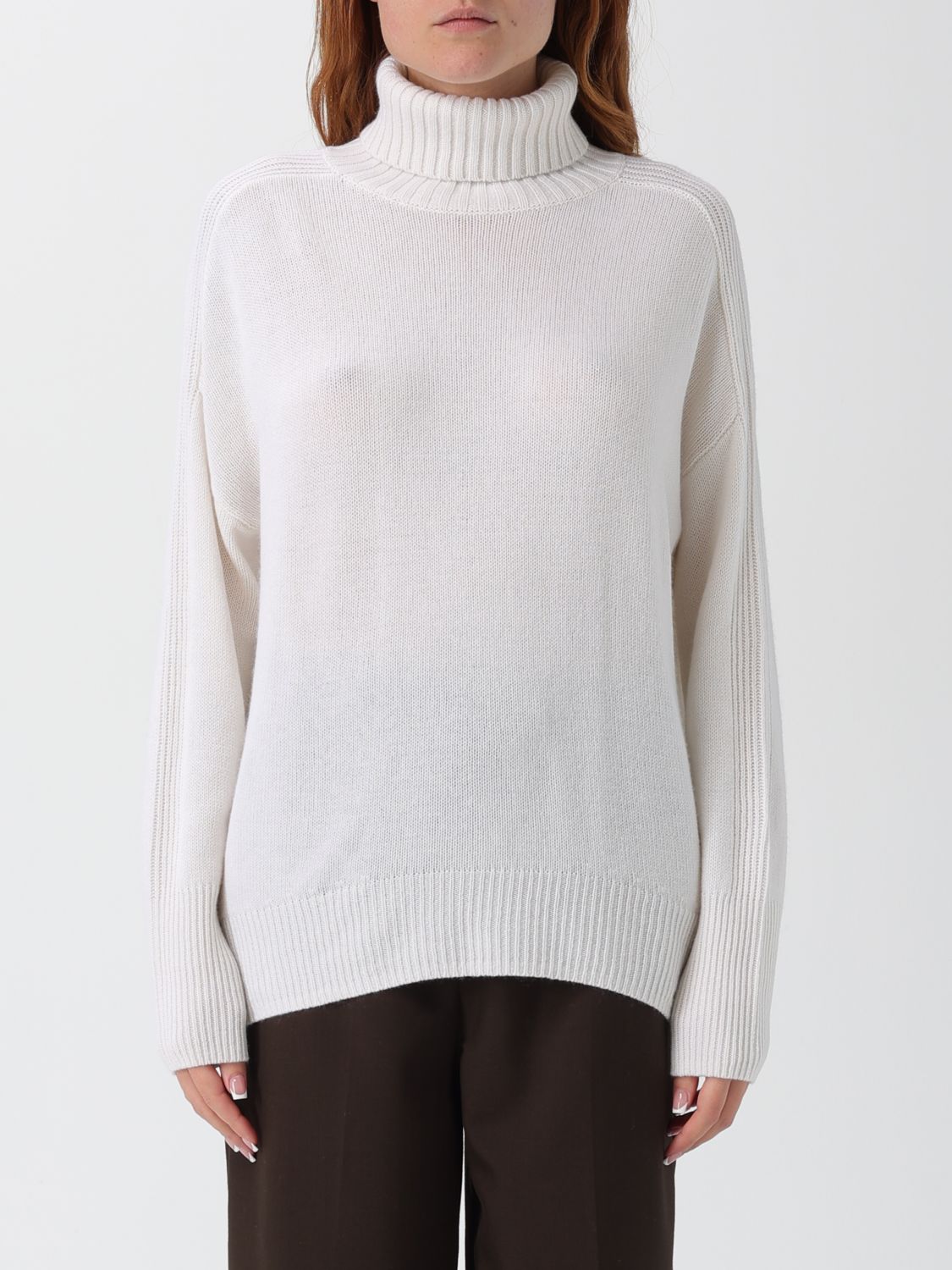 Allude Sweater Woman Color White In White
