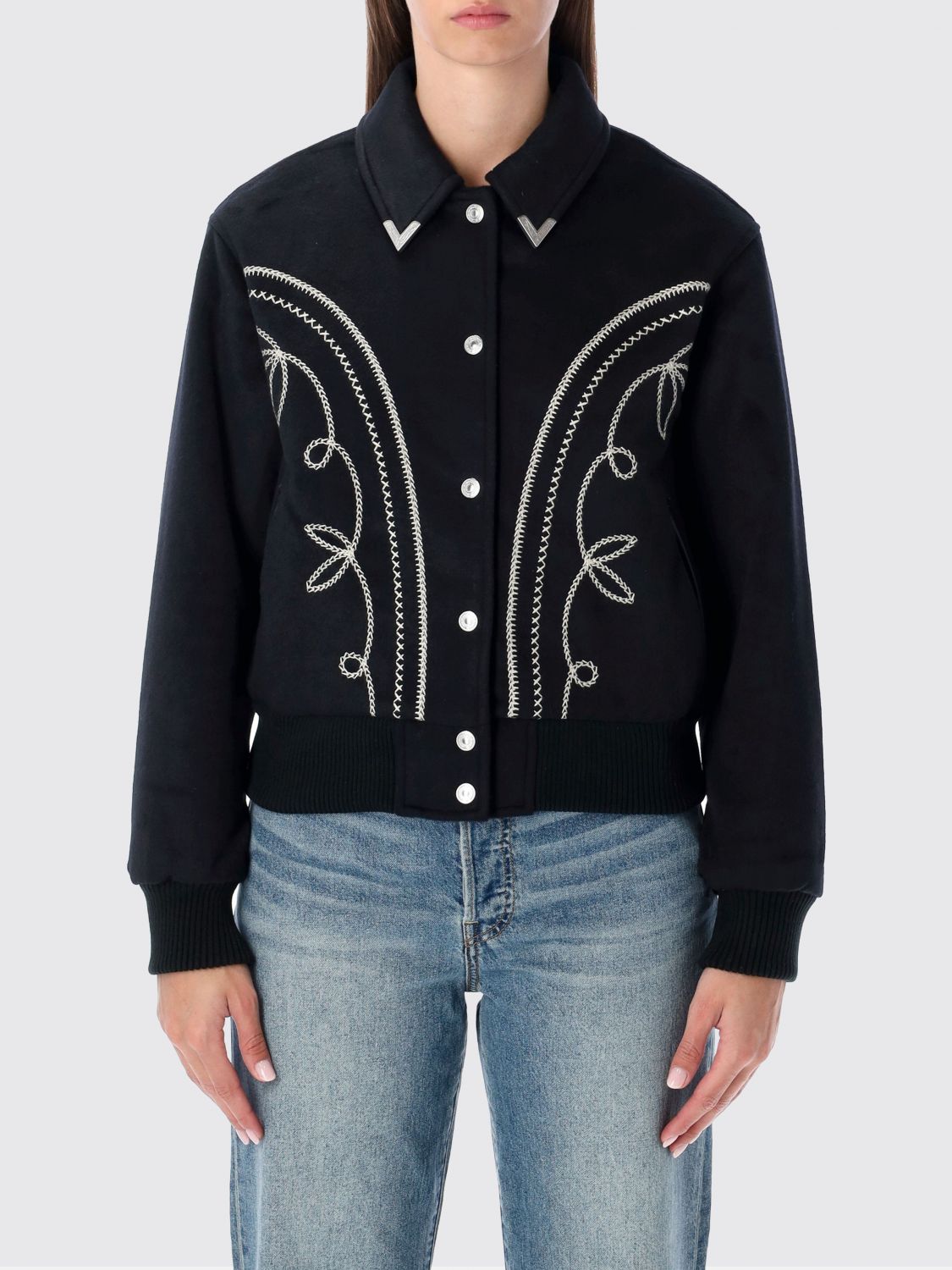 Levi's Levi S Lennox Rodeo Western Wool-blend Jacket In Black
