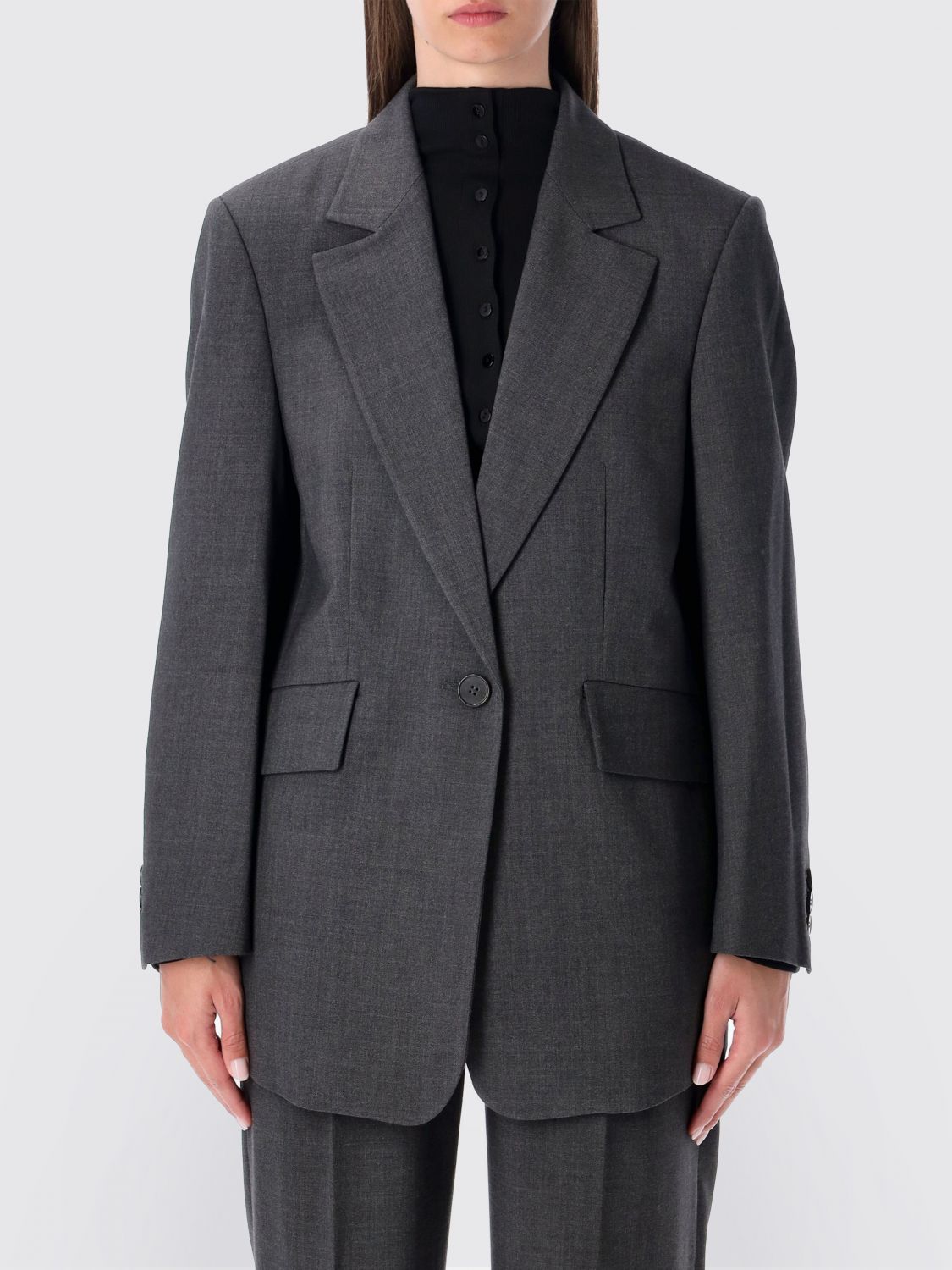 Low Classic Jacket  Woman Color Grey In Gray