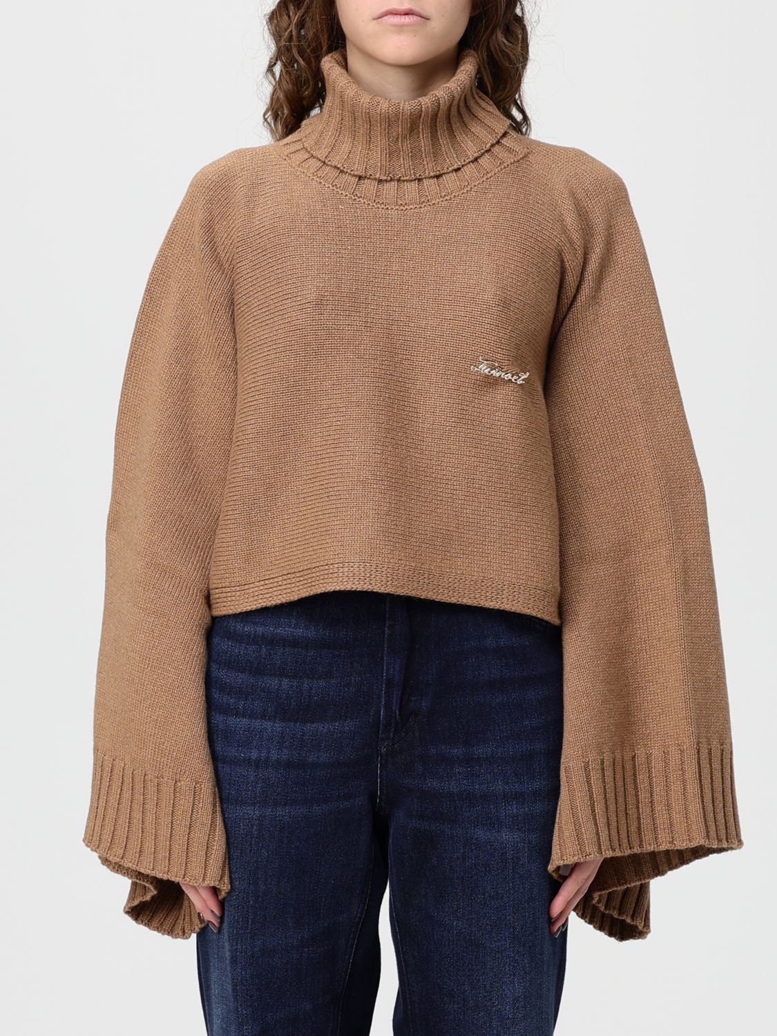 Twinset Sweater Woman Color Brown In Brown