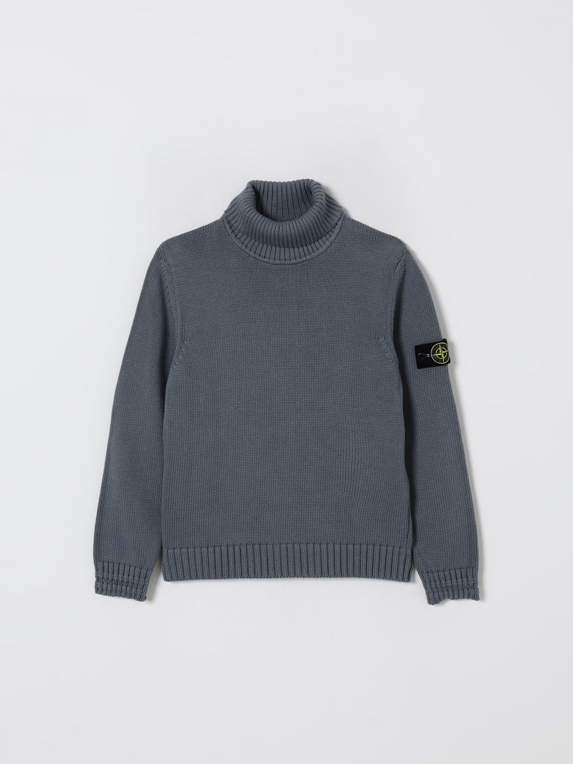 STONE ISLAND JUNIOR Sweater Kids color Dust　STONE ISLAND JUNIOR セーター キッズカラー ダスト STONE