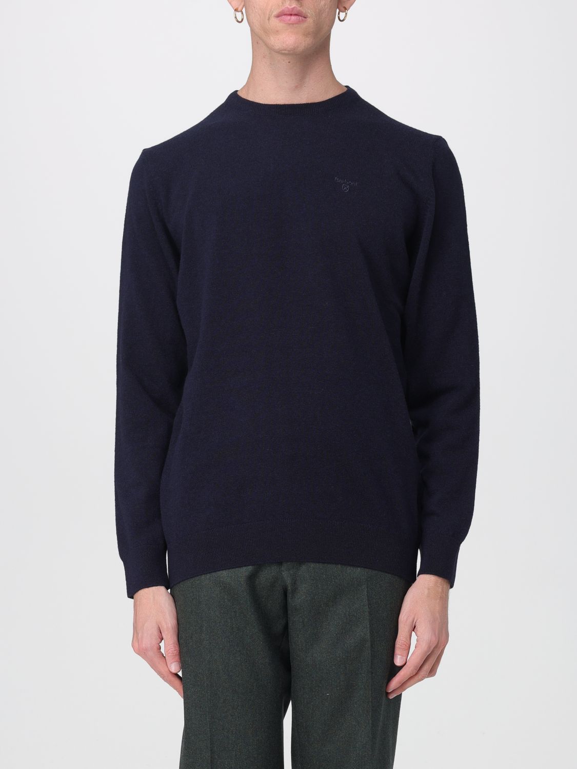 Barbour Sweater Men Color Navy In Blue