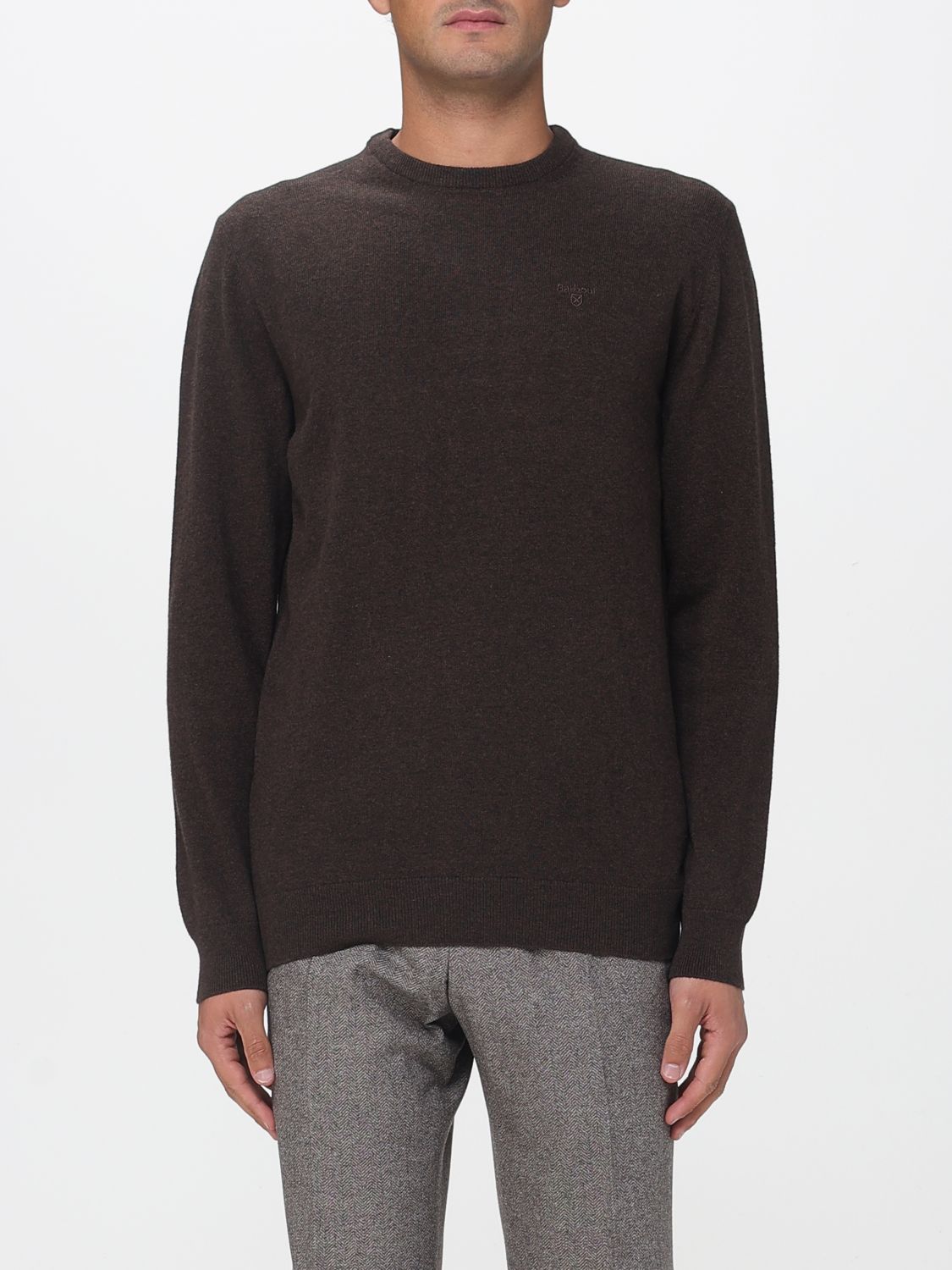 Barbour Sweater  Men Color Dark In Brown