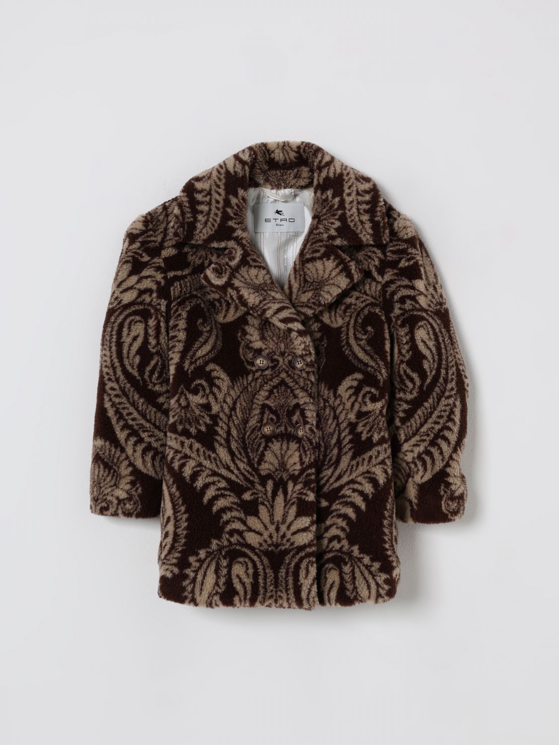 Etro Coat Kids Color Brown