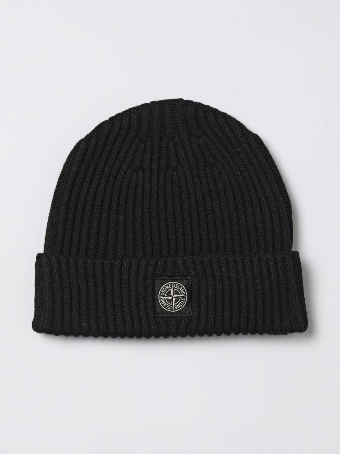 Stone Island Hat Kids  Junior In Black