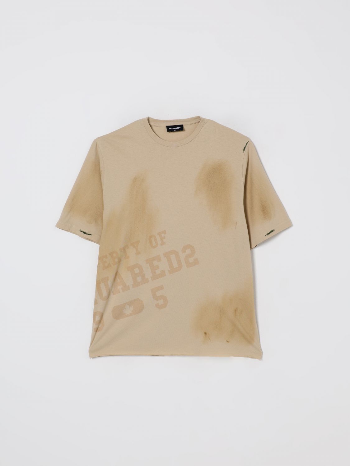 Dsquared2 T-shirt  Kids Color Beige In Neutral