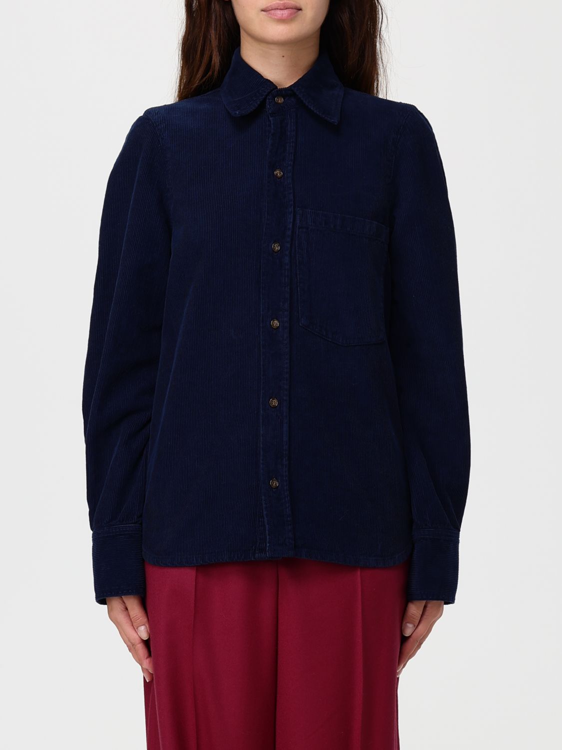 Victoria Beckham Shirt Victoria Woman Color Blue In Blue