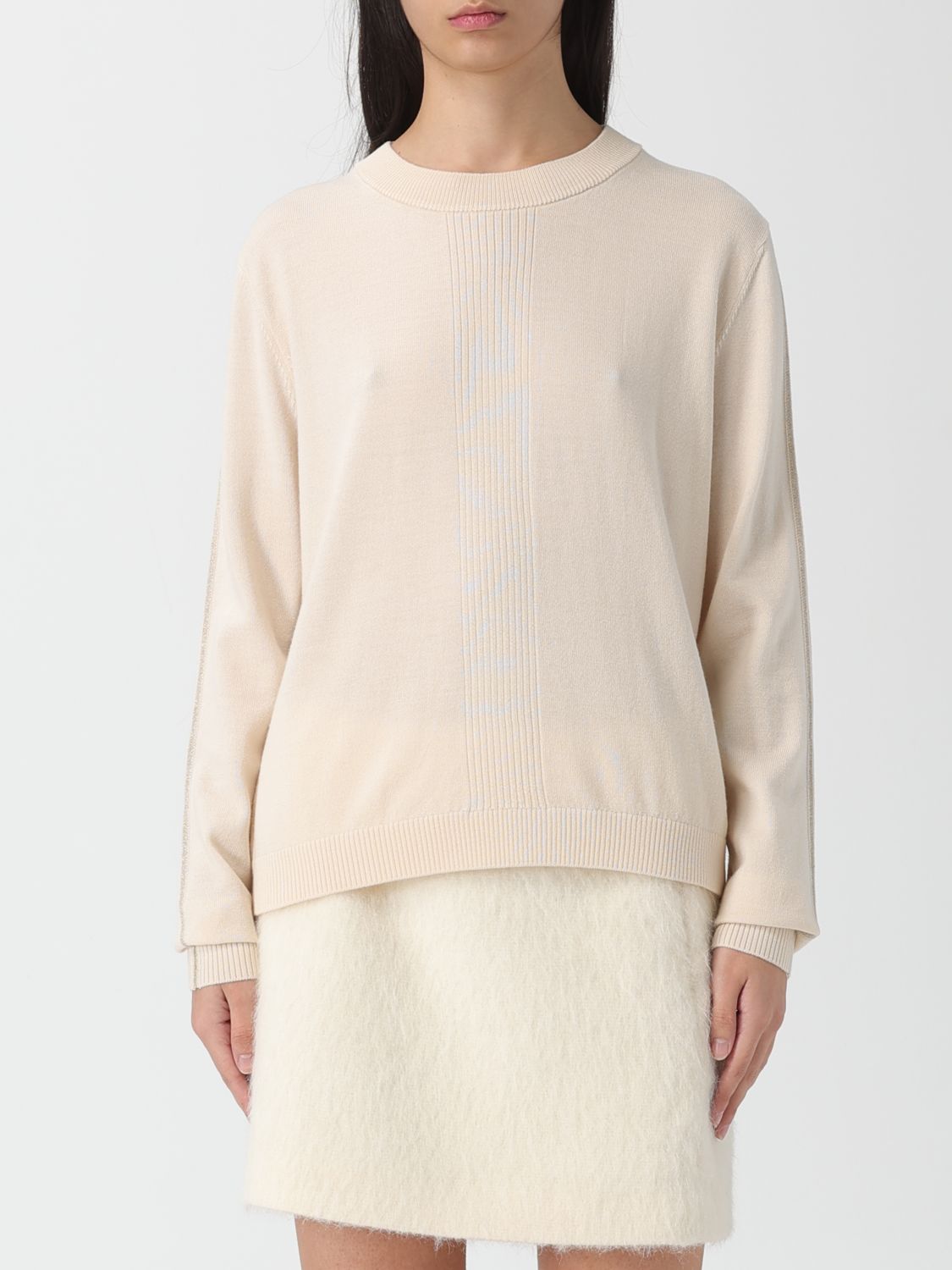 Patrizia Pepe Sweater Woman Color White In Neutral