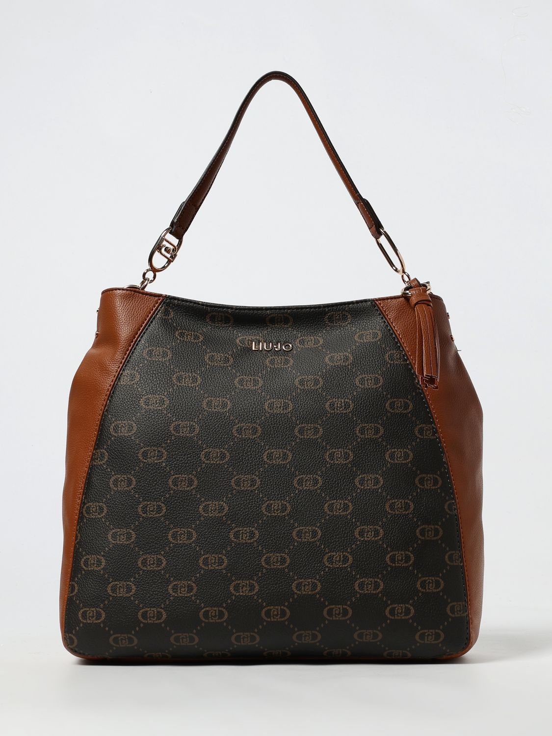 Liu •jo Shoulder Bag Liu Jo Woman Color Brown In Metallic