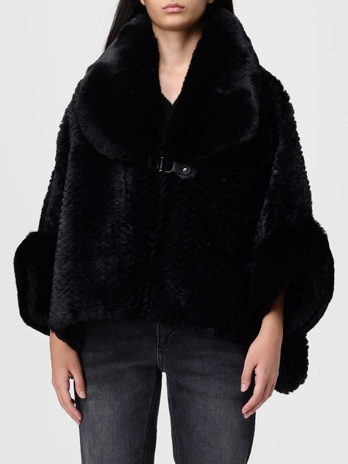Liu •jo Jacket Liu Jo Woman Color Black In Black